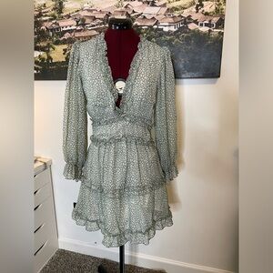 Elegant Green summer dress